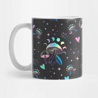 Moon & Mushroom Pattern Mug